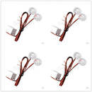 4pcs 12-85V Car Flashing Emergency Warning LED Strobe Lights Flasher