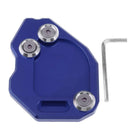 Side Stand Plate Kickstand Extension Pad For BMW F800GS 2008-2014 Blue