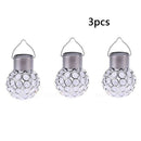 3X Solar Ball Garden Hang Outdoor Landscape Color Change LED Lamp Walkway TGK