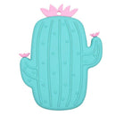 Creative Cactus Design Silicone Brush Massage Bath Brush Face & Body Scrubb