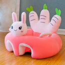 Creative Cartoon Baby Sofa Cover Learn to Sit Seat Feeding Chair Case (E) A