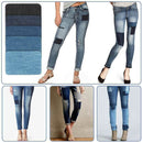 20Pcs 5 Colors DIY Iron on Denim Fabric Patches for Clothing Jeans Repair Kit