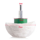 3in Cotton Dome Polishing Buffing Wheel Drill 1/4in Shank Brush Wheel for A