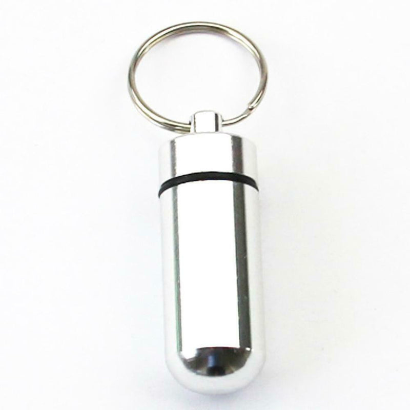 Portable Mini Multi-use Medicine Storage Box Pill Holder with Chain(Random