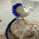 Flying Phoenix Artificial Long Tail Bird Realistic Taxidermy Home Decoration