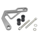 Gray Motorcycle Front Brake Caliper Guard Cover Protector, CNC Aluminum, with