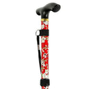 92Cm Aluminum Alloy Five-Section Folding Cane Walking Stick Telescopic Trek