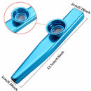 Kazoo Metal with Flute Diaphragm Gift for Kids Music Lovers 6 Colors ^