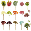 2pcs Artificial Foliage Succulent Plant Snowdrop Floral Home DIY Decor Green