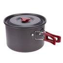 3L Oxidation Aluminum Single Pot Non-stick Hiking Fishing Picnic Cookware