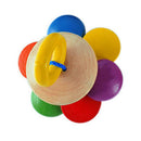4pcs Wooden Hand Ring Bell Baby Kid Bed Rattles Musical Education Gift Toys A