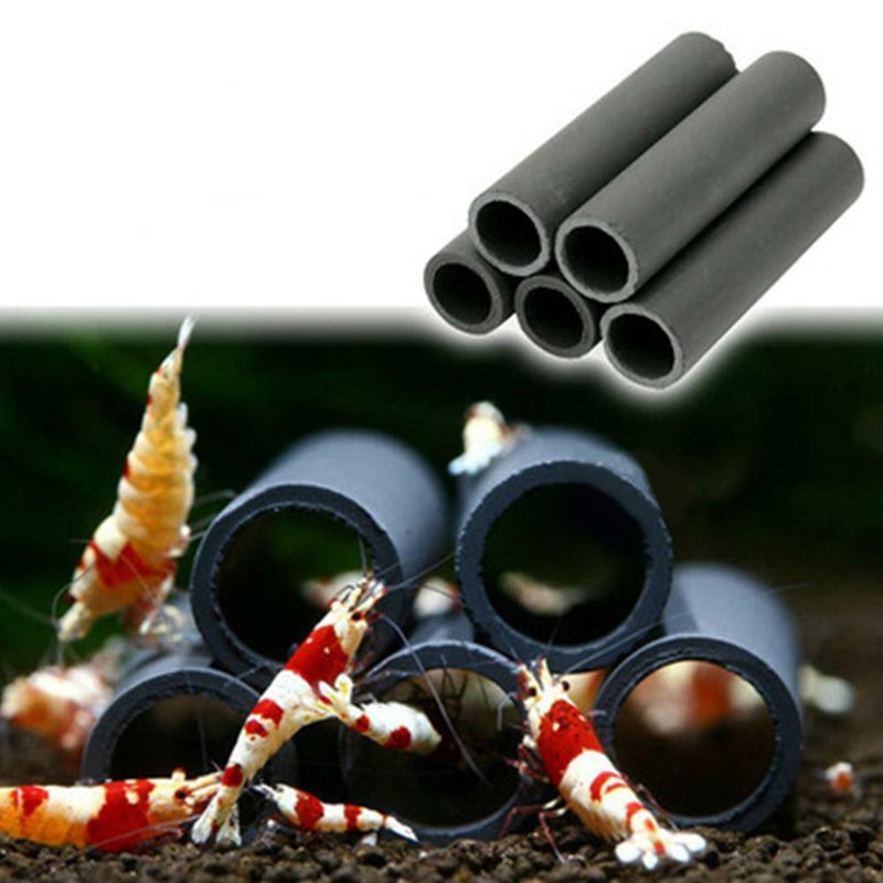 Aquarium Tank Tube Breeding Hiding Cave Shelter For Fish Shrimp Spawn Live Z7R8