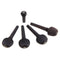 4/4 Ebony Violin Parts Tailpiece Pegs Chinrest Maple Bridge Set