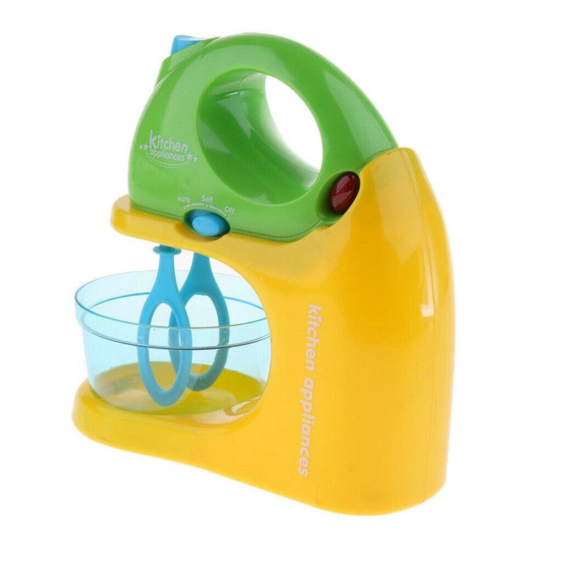 Mini Electric Blender Mixer Pretend Play Kitchen Toys Kids Plastic Kitchen
