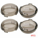 4PCS Smoke Lens Turn Signal Light Cover Lens for Dyna Sportster New