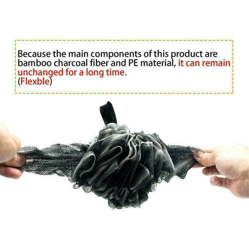 Large Size Scrubber Sponge Flower Exfoliating Body Brush Puff Bath Shower Ball