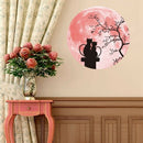 30Cm Wall Stickers Pink Couple Colorful Luminous Lunar Moon Earth Wall Stic