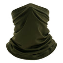 Cycling Pure Face Cover Riding Sunscreen Scarf Outdoor Bandana (Army Green)