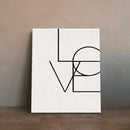 Unframed Modern Art Canvas Oil Painting Nordic Style LOVE Print Wall Decor M