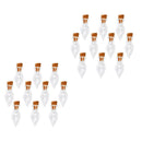 20pcs  Empty Glass Bottle Jar Vials Perfume Cork Charm DIY Pendant Craft