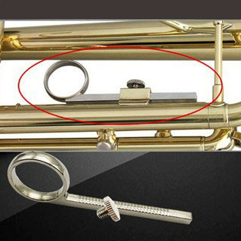 2Pcs Trumpet Slide Finger Ring Screws for Professional Trumpet Cornet Repla