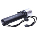 Flashlight Underwater Torch Waterproof Scuba Diving Lamp Light, Black