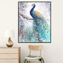 5D DIY Full Drill Diamond Painting Peacock Cross Stitch Embroidery Mosaic