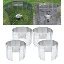 40 Pieces Aluminum Compact Folding Stove Windshield Panels Cooker Windscreen