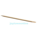 100pcs Nail Art Orange Wood Stick Cuticle Pusher Remover for Manicures Pedicure