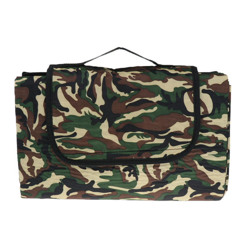 Large Outdoor Water-Resistant Picnic Blanket with Tote strap Beach Mat Travel