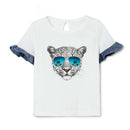 Iron On Patches Summer Tiger Parches Washable T-Shirt Diy Decoration  M&E