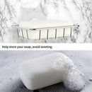 2-Pack Soap Holder, Rustproof Soap Dish With Adhesive Wall Mounted For Bath