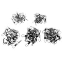 100pcs Stainless Steel Swivels Interlock Snap Fishing Lures Tackle Connector