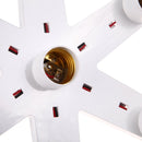 1 to 7 E27 Energy Saving LED Light Lamp Bulb Base Socket Splitter Holder Ada A