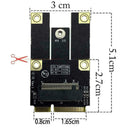 M.2 NGFF to Mini PCI-E PCI For Intel 9260 8265 7260 AC Card Bluetooth Wireless