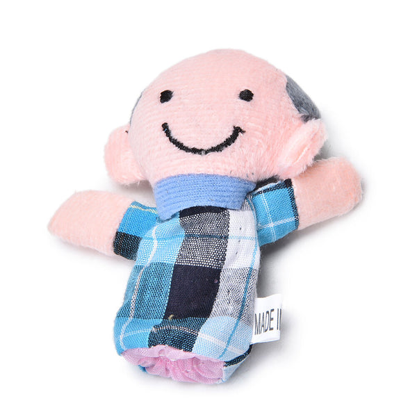 6x Cartoon Familie Fingerpuppen Tuch Baby Educational Hand Story Spielzeug CN 3C