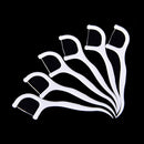 1 Box/50Pcs Dental Floss Flosser Brush Tooth Picks Oral Care Teethpick Sword MO