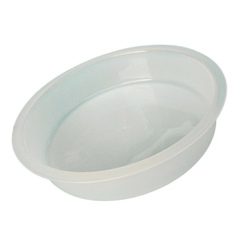 2Pcs Plastic Birdseed Bowl Reusable Feeding Dishes Tray Birdbath Accs 18cm