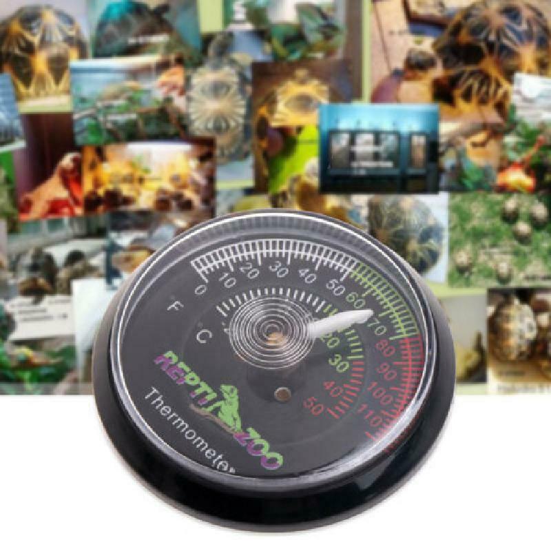 Vivarium Reptile Tortoise Terrarium Temperature Thermometer With Colour Codes v