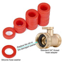 Outdoor Garden Hose Silicone Washer Gasket, 90Pcs Red O-Rings Silicone Wash