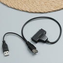 USB 2.0 to 2.5inch 22 7+15 serial ATA SATA 2.0 HDD/SSD adapter converter cable3C