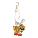 5pcs DIY Full Drill Special-Shape Diamond Painting Keychain Christmas Decor