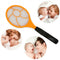 LED Electric Mosquito Swatter Flyswatter Electric Tennis Racket 44 x15.5 Wa