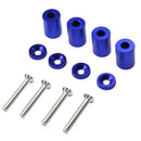 Alloy Hood Vent Spacer Riser Kits For All Turbo  Engine  Motor Swap  Blue