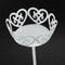 4pcs Mini White Dessert Stand with Premium Steel Material Cupcake Display,  N7R3