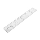 Sewing Patchwork Ruler Material Transparent Handmade DIY Quilting Tool 30cm