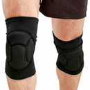 4X(Protector Sponge Knee Pads Black Adjustable Basketball Volleyball SupporS6G9)