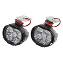 2 Pack DC 9V-85V White 6000K 6 LED
