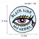 Novelty Letters Eyes Pins Brooch Cute Backpack Lapel Badges Jewelry Gift