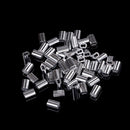 50pcs 1.5mm Cable Crimps Aluminum Sleeves Cable Wire Rope Clip Fitting UU